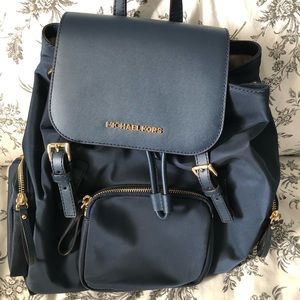 Michael Kors backpack dark navy blue color